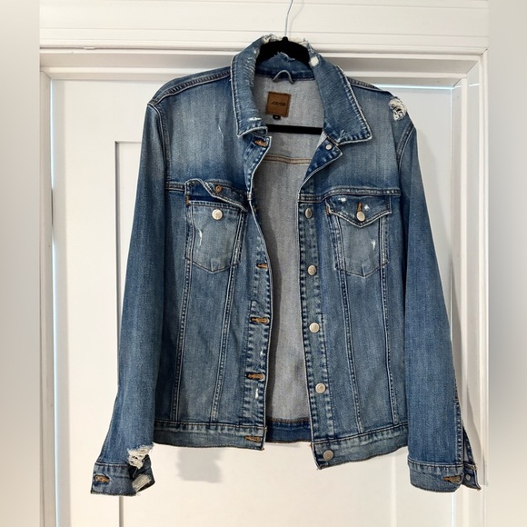 Joe’s Jeans Distressed Denim Jacket Size M - Picture 1 of 6